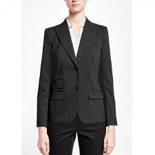 Splurge Monday’s Workwear Report: Two-Button Pinstripe Wool Blazer
