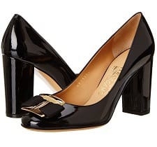 classy black heel for work