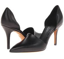 modern black heel for office