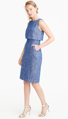 Linen-Blend Work Dress: J.Crew 'Going Places' Dress 