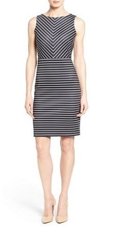 Thursday's Workwear Report: Stripe Sheath Dress - Corporette.com