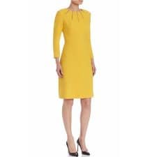 Splurge Monday’s Workwear Report: Illusion Slit Wool Dress