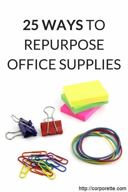 ways to use office supplies in a pinch