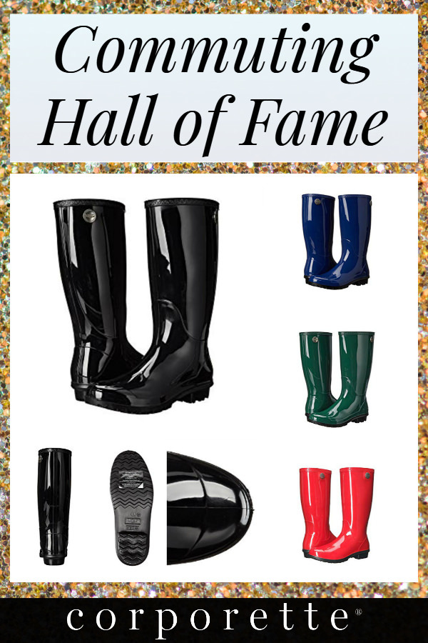 Commuting Hall of Fame Shaye Rain Boot Corporette