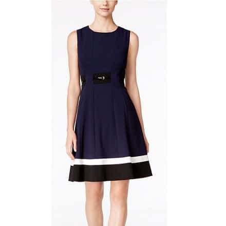 flared dress for work