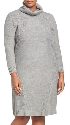 Wednesday's Workwear Report: Cable Knit Turtleneck Dress - Corporette.com