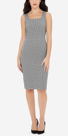 houndstooth-sheath-dress