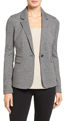 Splurge Monday's Workwear Report: Italian Jersey One-Button Blazer ...