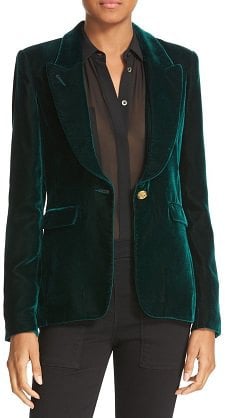 Stylish Velvet Blazers and Other Wintry Jackets to Wear to Work