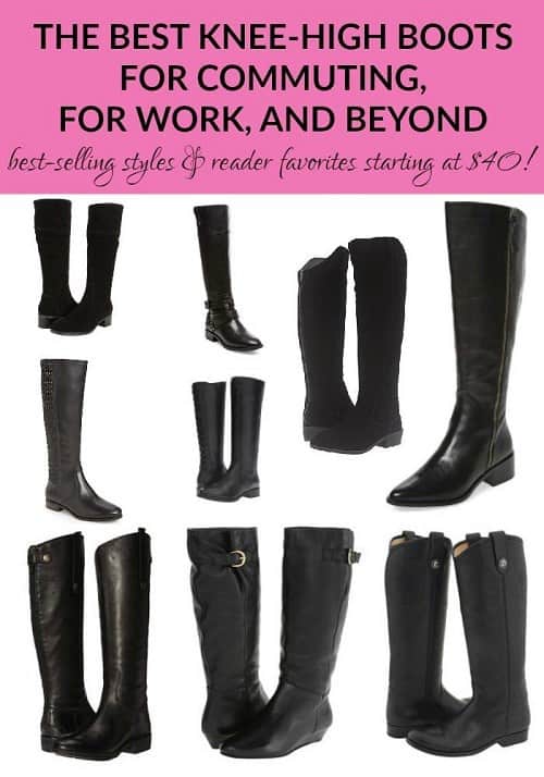 The Best Knee-High Boots for Commuting 