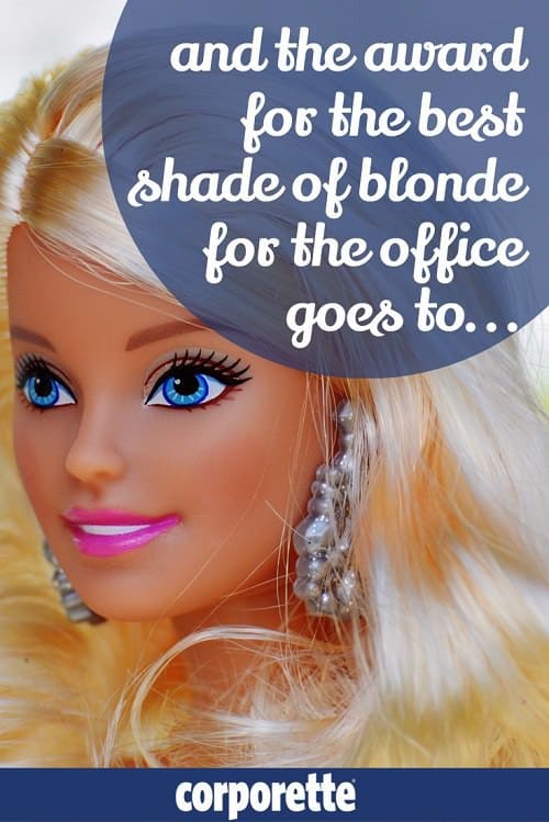 best shade of blonde to be taken seriously at work