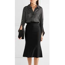 Splurge Monday’s Workwear Report: Fluted Stretch-Knit Skirt