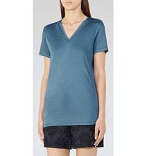 Frugal Friday’s Workwear Report: Leo Neckline-Trim T-Shirt