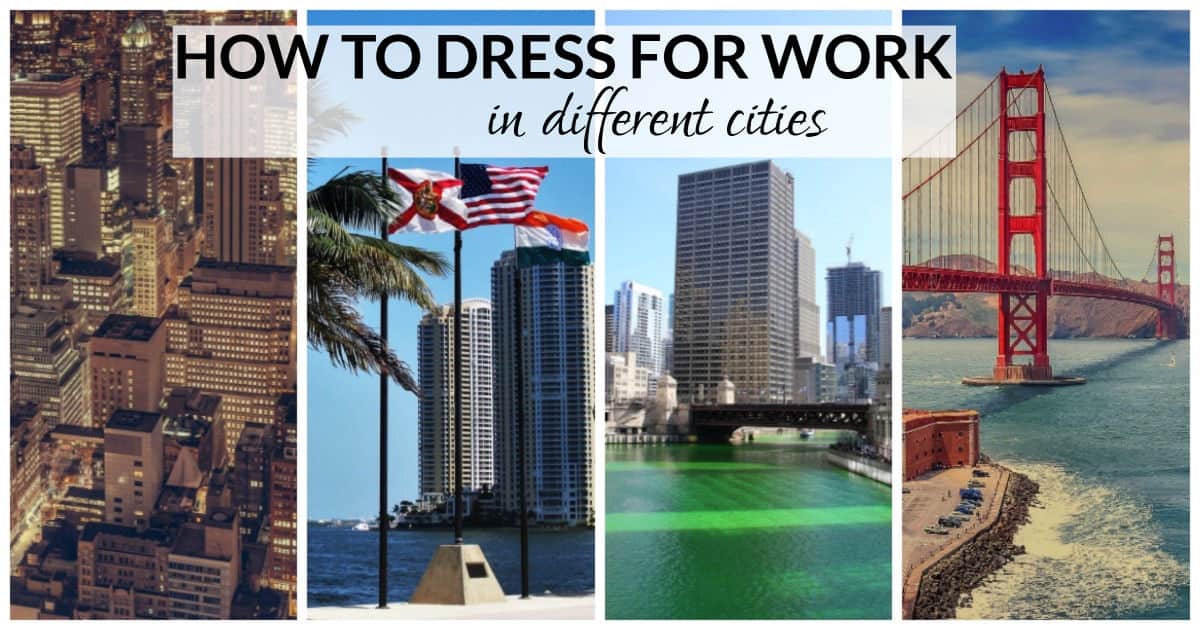 how to dress for work in different cities