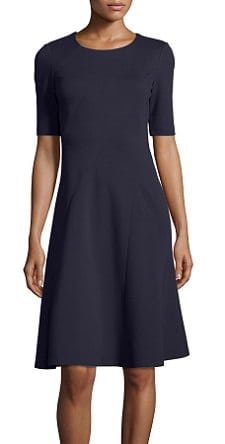 Tuesday's Workwear Report: Half-Sleeve Fit-and-Flare Dress - Corporette.com