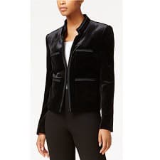 black velvet blazer