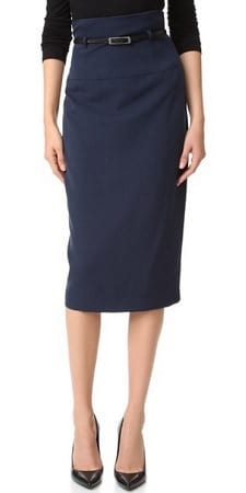 Tuesday's Workwear Report: High-Waisted Pencil Skirt 