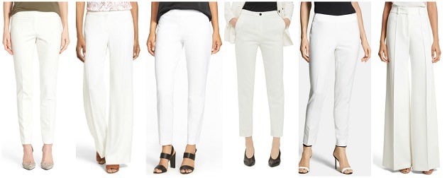 White Pants for Work: Yea or Nay? - Corporette.com