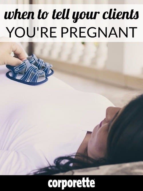 If you're a pregnant lawyer or pregnant doctor, when do you need to tell your clients you're pregnant? Does it matter how often you see your clients? We answered a pregnant lawyer's reader question about when to announce her pregnancy to clients.