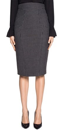 Tuesday's Workwear Report: Houndstooth Stretch Pencil Skirt ...