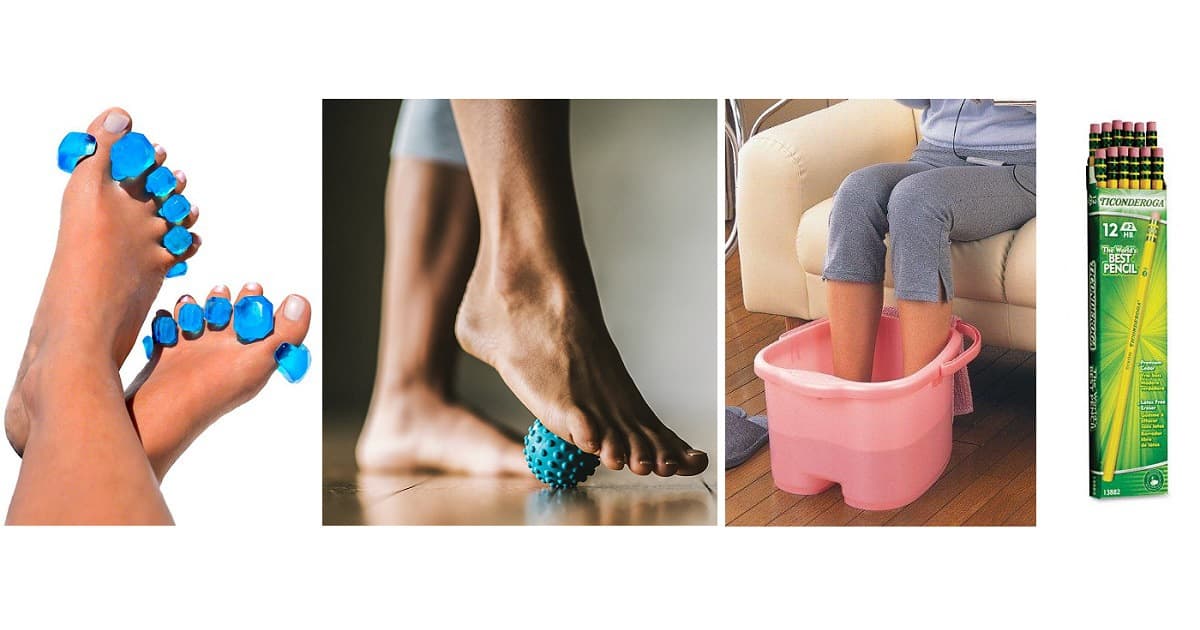 how to make your sore feet feel better - collage for FB