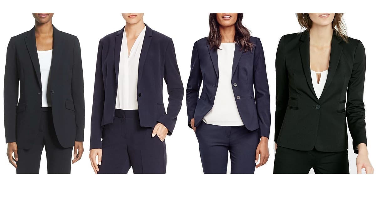 budget friendly interview suits for women - FB-sized image