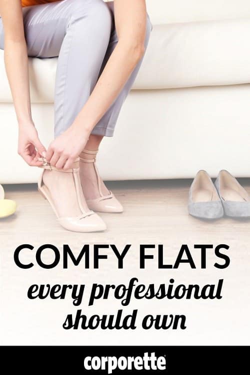 What are the most comfortable flats every professional should own? Particularly if you hate ballet flats and struggle to find comfortable heels, it can seem like your options are limited. We rounded up four types of comfy flats that every woman should try to wear to work. 