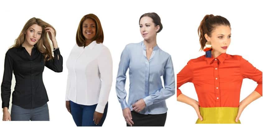 business shirts for large bust