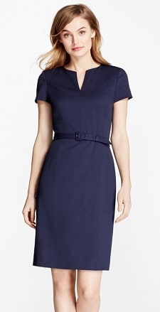 Wednesday's Workwear Report: Stretch Wool Sheath Dress - Corporette.com