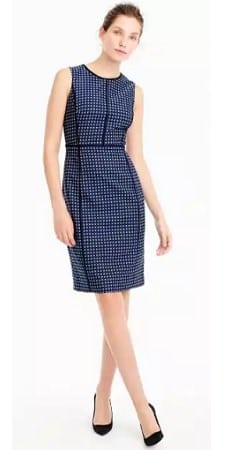 j crew sheath dress