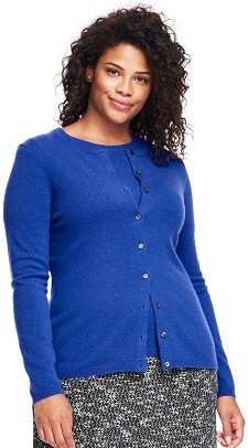 great affordable cashmere sweaters at Lands' End