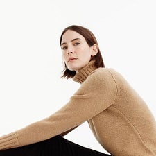 Tuesday's Workwear Report: Ribbed Turtleneck in Italian Cashmere 