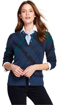 great supima cotton cardigans at Lands' End!