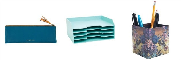 teal office supplies