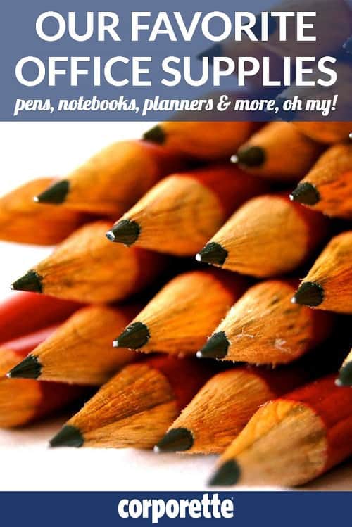This was a fun open thread with the Corporette readers - we discussed our favorite office supplies like pens, notebooks, favorite planners and more. 