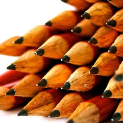 pencils stacked on top of each other