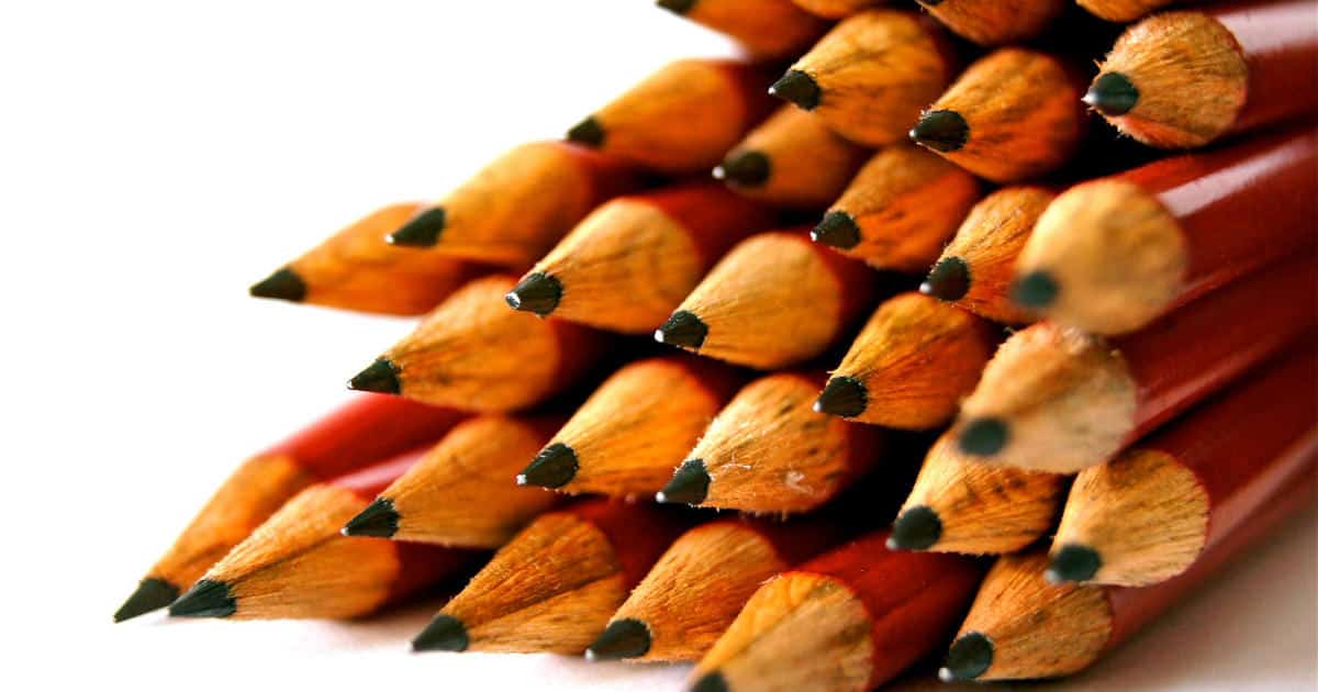 favorite office supplies - image of pencils