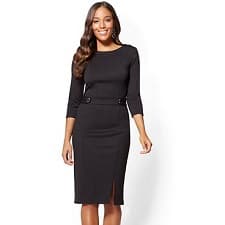 Frugal Friday’s Workwear Report: Button-Accent Sheath Dress