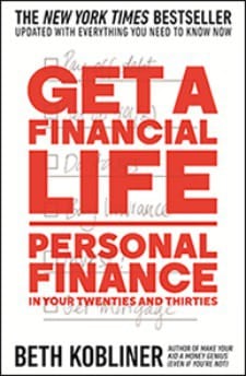 book cover reads GET A FINANCIAL LIFE by Beth Kobliner