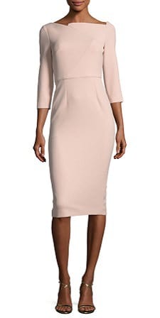 Boatneck sales sheath dress