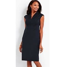 Workwear Hall of Fame: Seasonless Wool Extended-Shoulder Sheath Dress ...