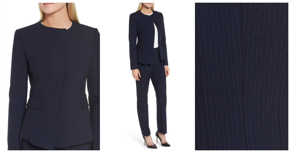 hugo boss pantsuit of the week