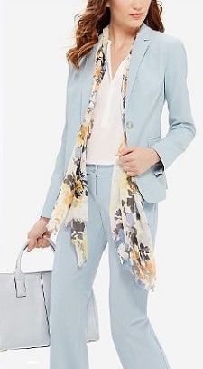 business casual scarf