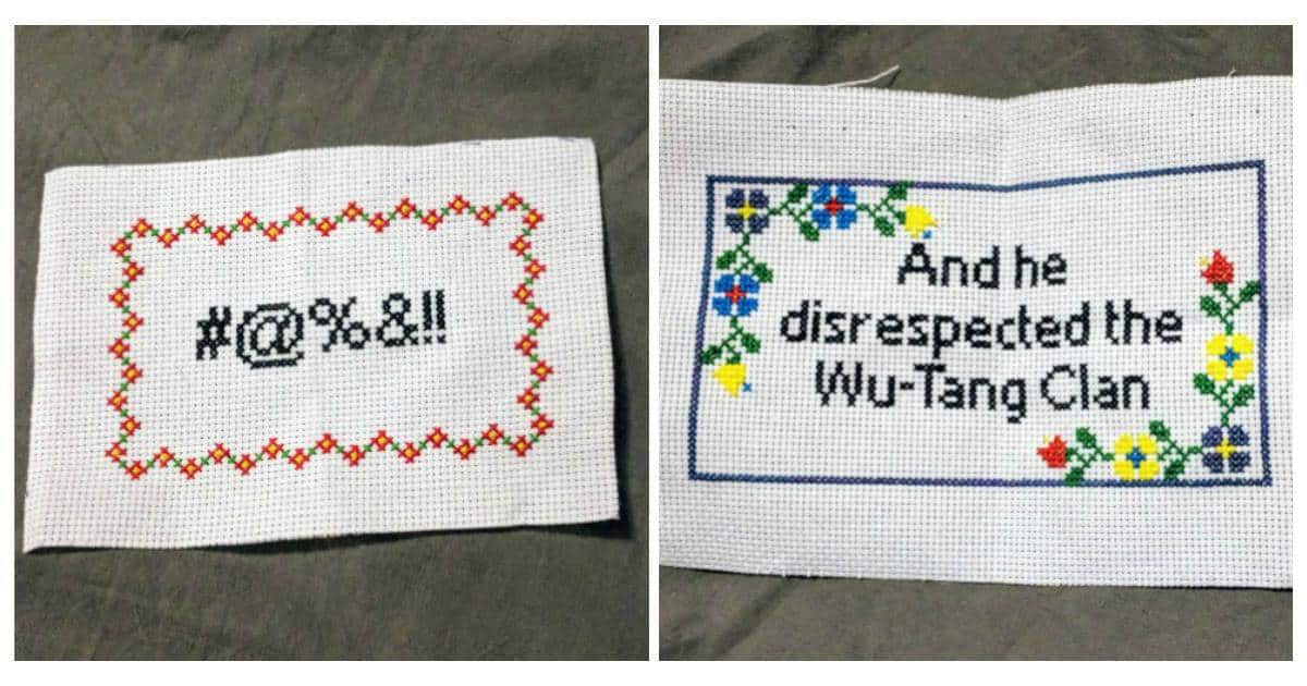 Subversive store cross stitch