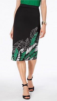 Frugal Friday's Workwear Report: Printed Scuba Skirt - Corporette.com