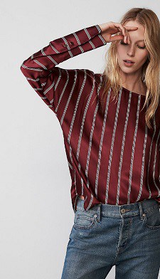 Frugal Friday's Workwear Report: Stripe Dolman Blouse - Corporette.com