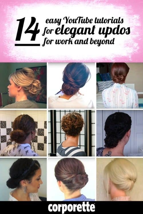 Whether it's an upcoming job interview or important meeting -- or a weekend event like a wedding to attend! -- everyone can benefit from a sophisticated, polished updo. We rounded up 14 easy YouTube tutorials for elegant updos for work, weddings, interviews and beyond!