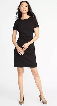 black sheath dress for work