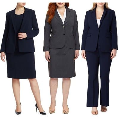 Work Wear Skirt Suit Jacket Sizes 18-22 New Ladies Black Smart,Formal Office