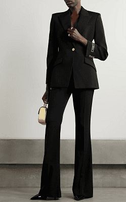 one of the best basic designer suits for women: Versace